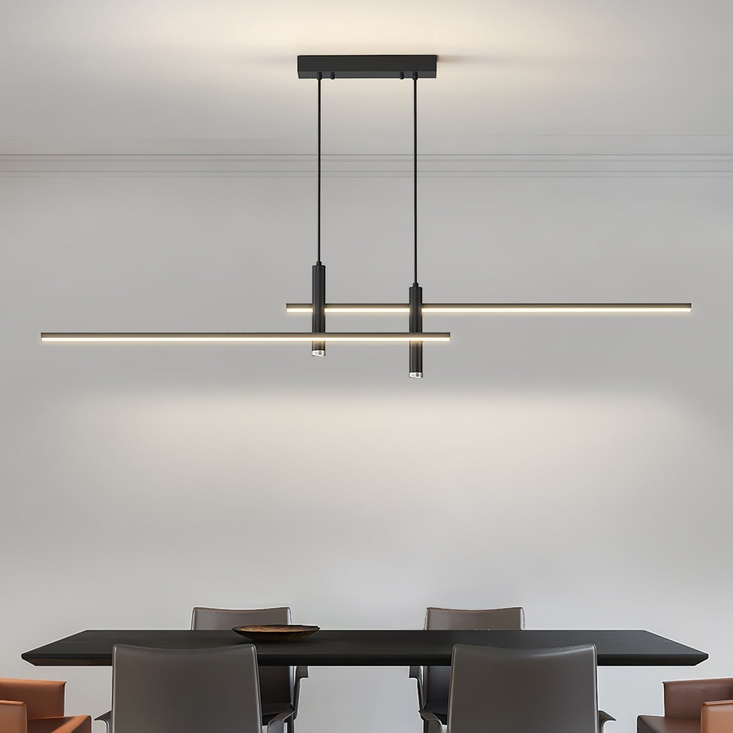 Solvorn | Linear Minimalist Cylindrical Spotlight Pendant Light