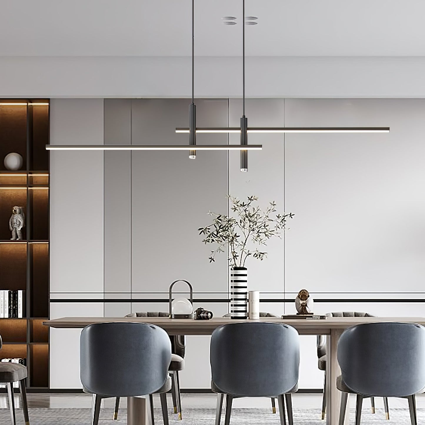 Solvorn | Linear Minimalist Cylindrical Spotlight Pendant Light