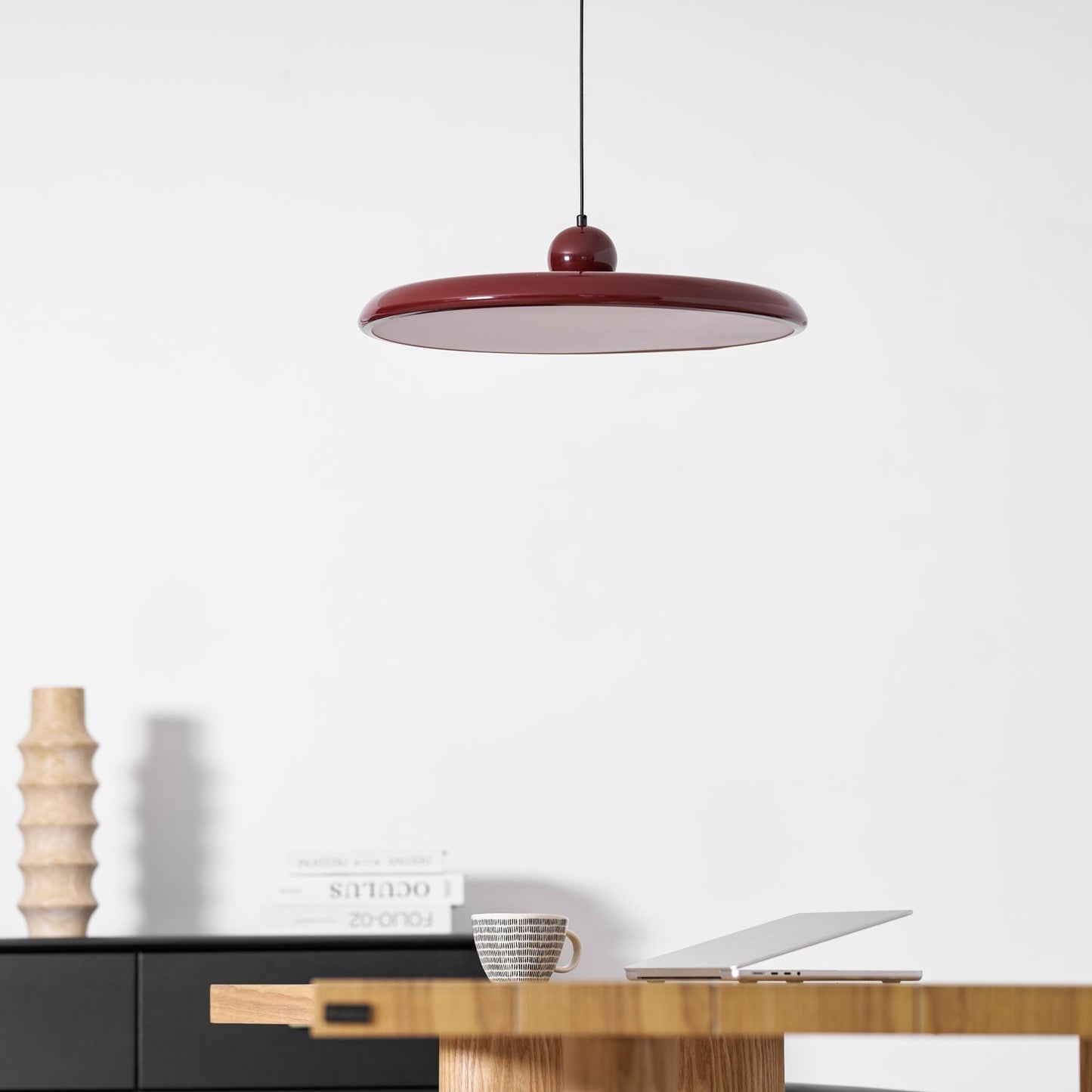 Belvador | Geometric Circular Silhouette Floating Pendant Light