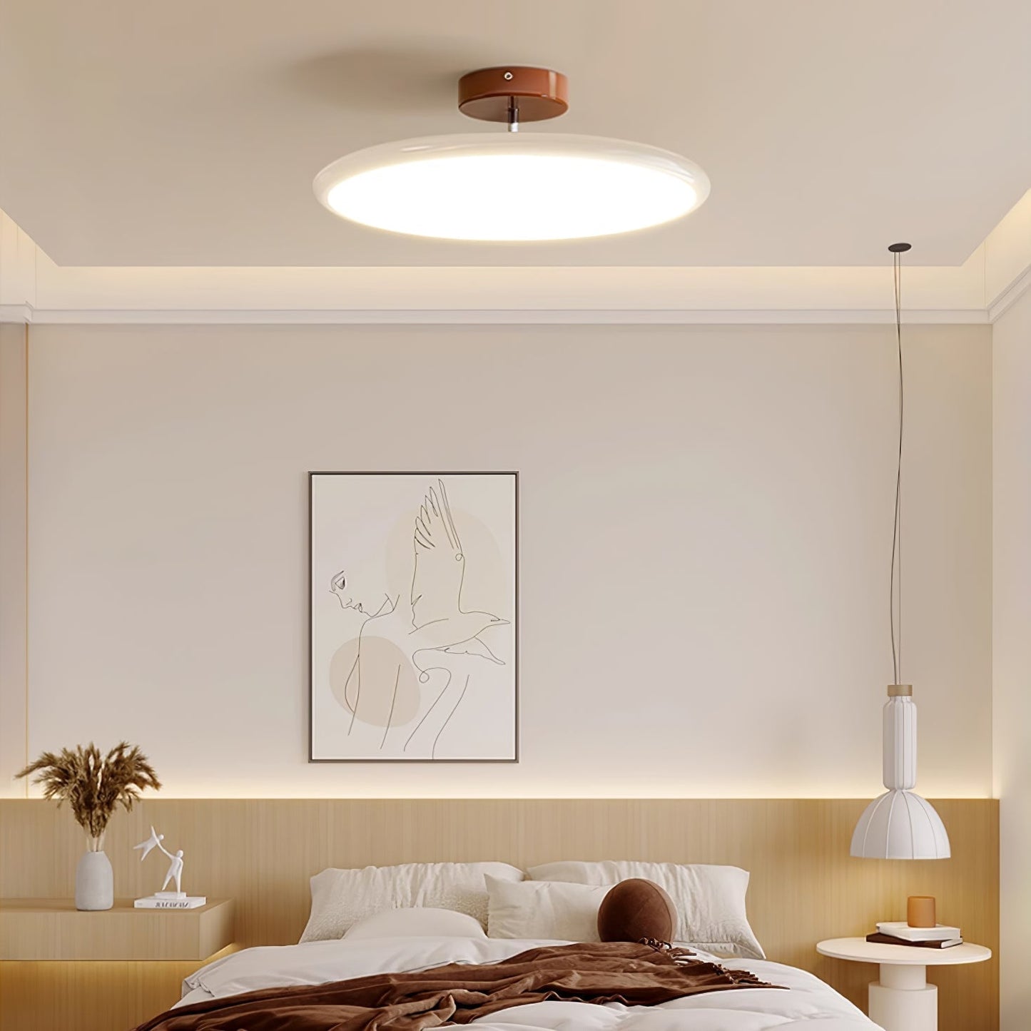 Brondela | Rotating Arc Minimalist Directional Overhead Ceiling Light