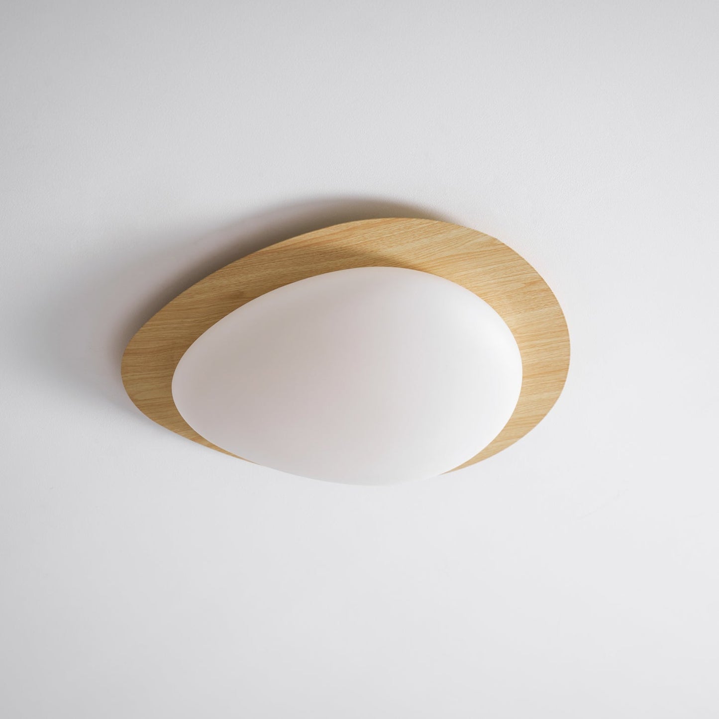 Elenorris | Sculptural Pebble Silhouette Flush Mount Ceiling Light