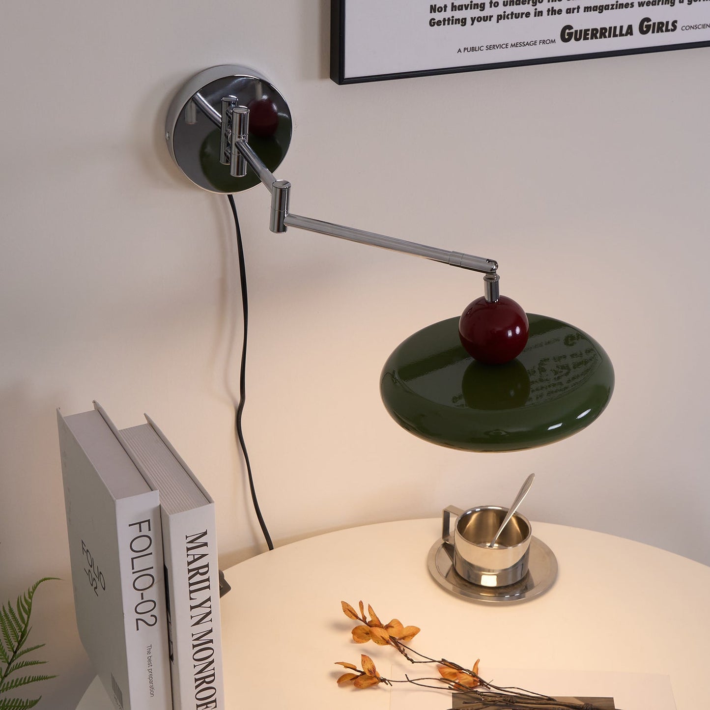 Zondrak | Geometric Round Platter Mounted Accent Wall Light