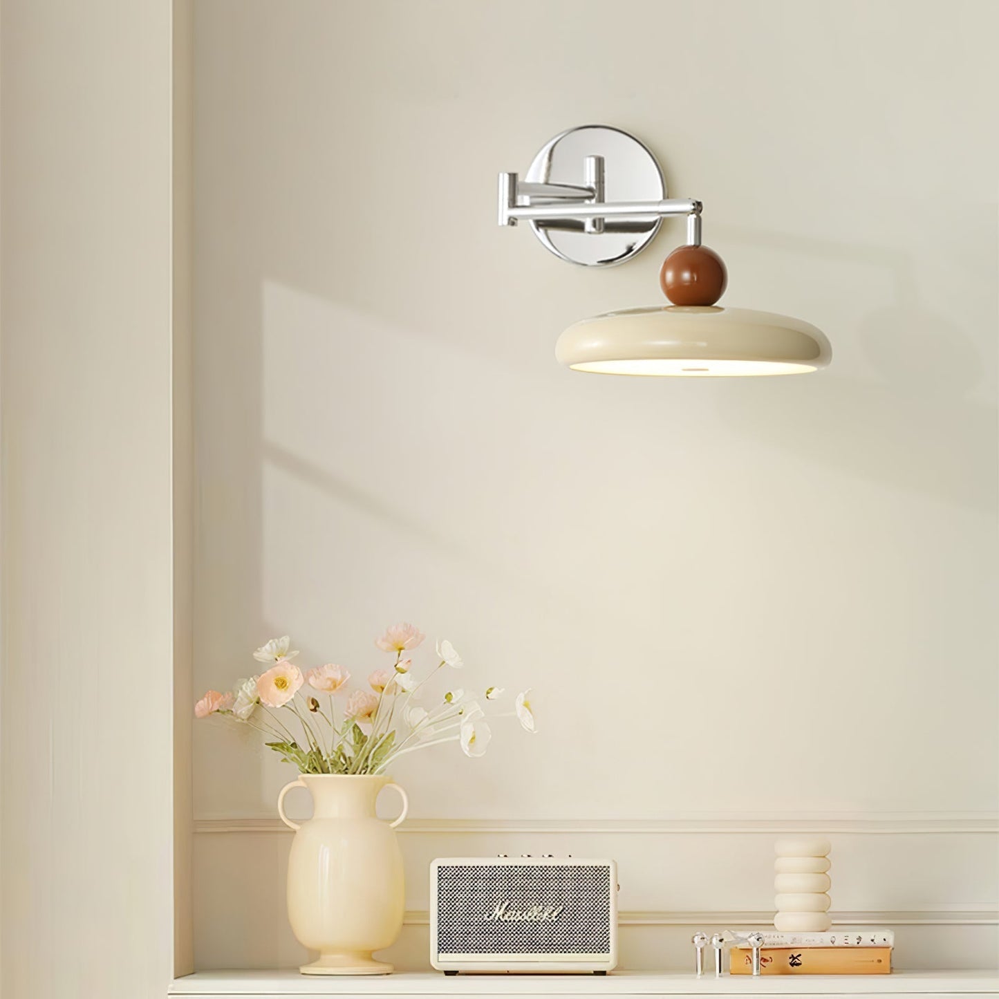 Zondrak | Geometric Round Platter Mounted Accent Wall Light