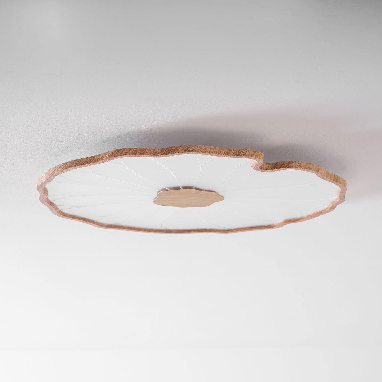 Zoltaria | Organic Curved Leaf Petal Flush Mount Ceiling Light