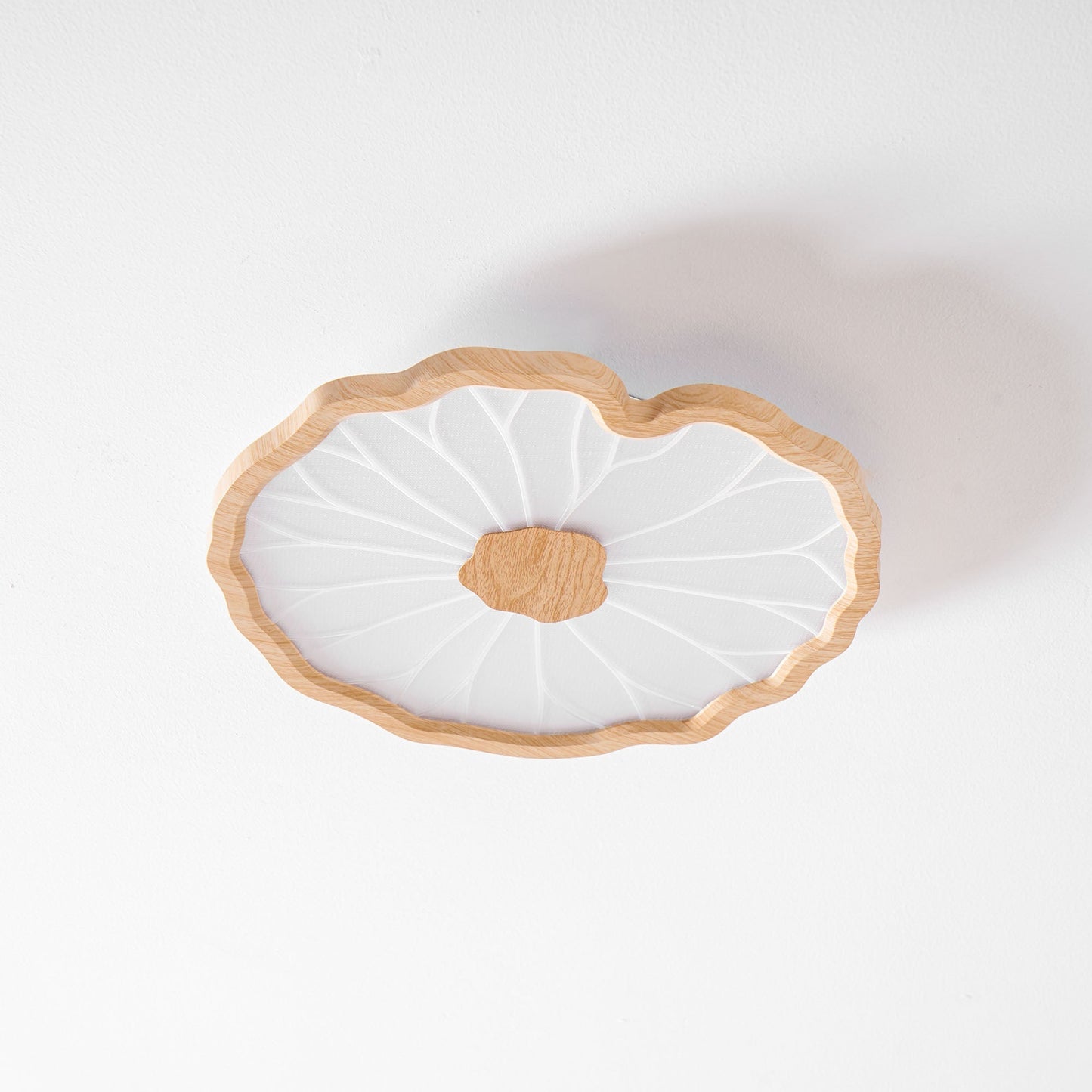 Zoltaria | Organic Curved Leaf Petal Flush Mount Ceiling Light