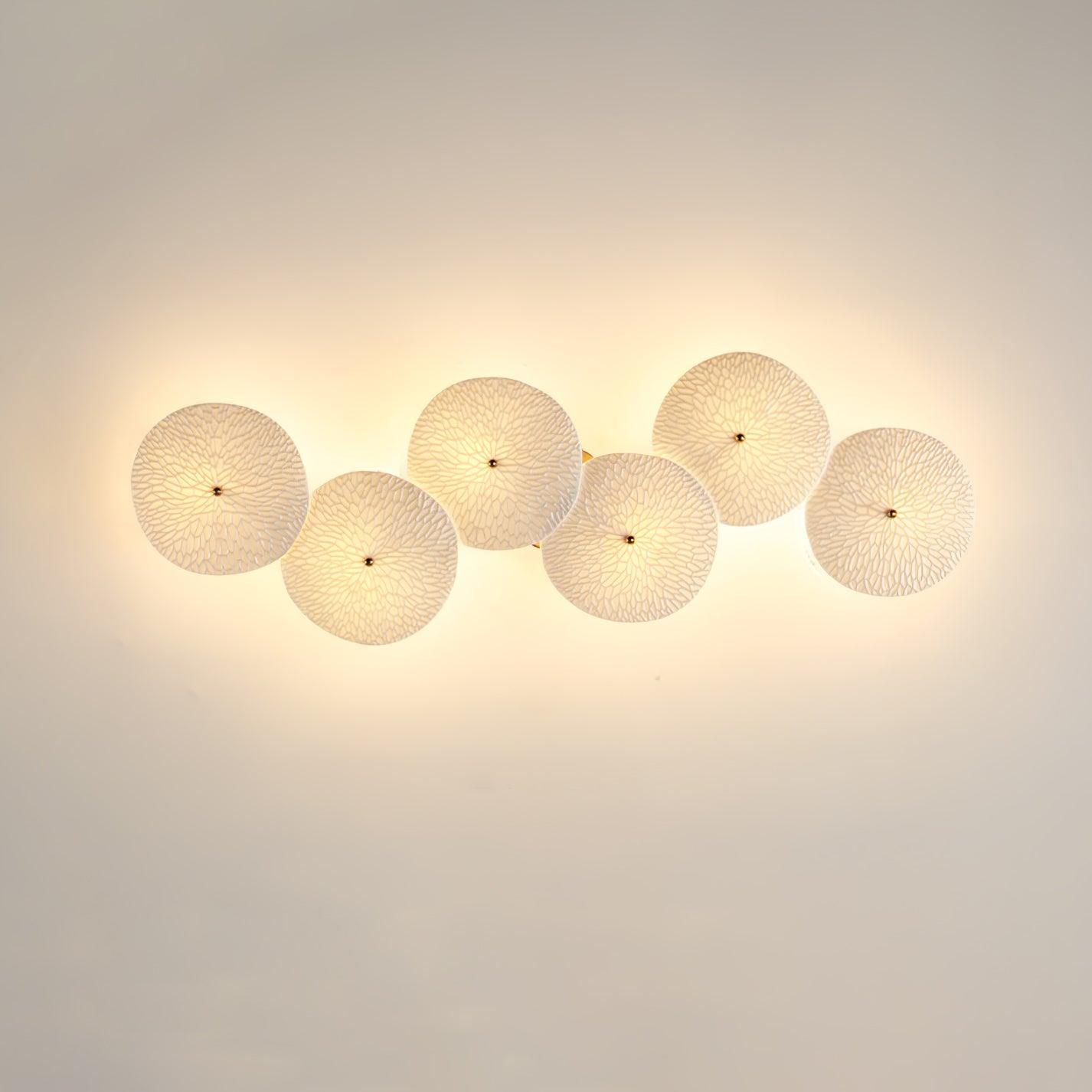 Lerius | Sculptural Ceramic Lotus Petal Artistic Wall Light