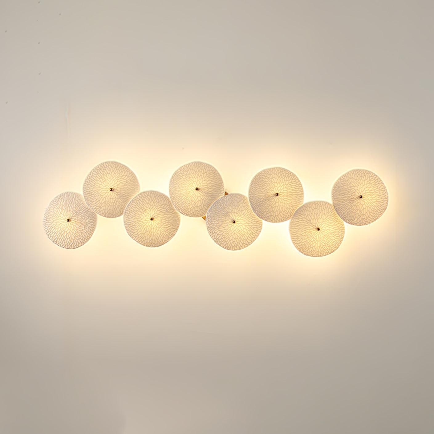 Lerius | Sculptural Ceramic Lotus Petal Artistic Wall Light