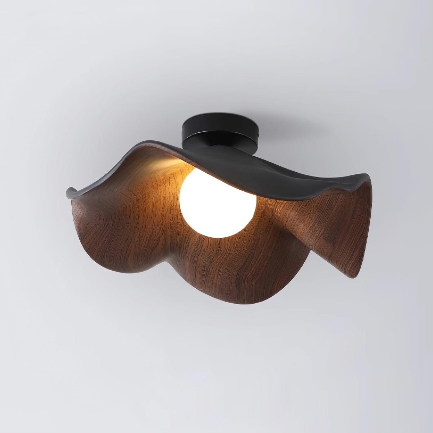 Calisthra | Biophilic Layered Wave Flush Mount Ceiling Light