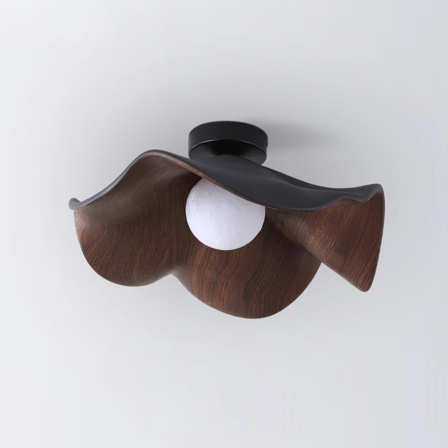 Calisthra | Biophilic Layered Wave Flush Mount Ceiling Light