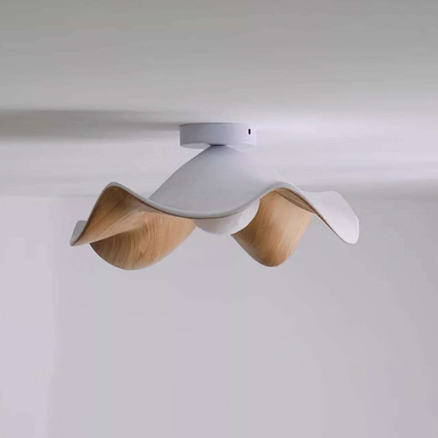 Calisthra | Biophilic Layered Wave Flush Mount Ceiling Light