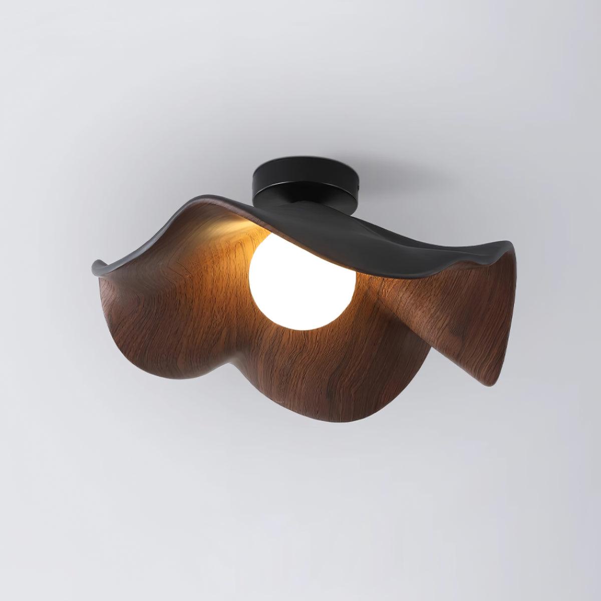 Calisthra | Biophilic Layered Wave Flush Mount Ceiling Light