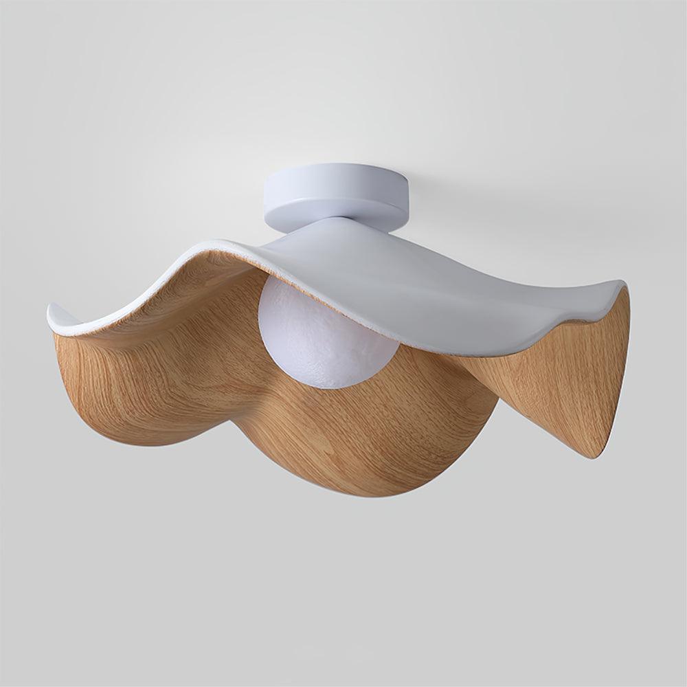 Calisthra | Biophilic Layered Wave Flush Mount Ceiling Light