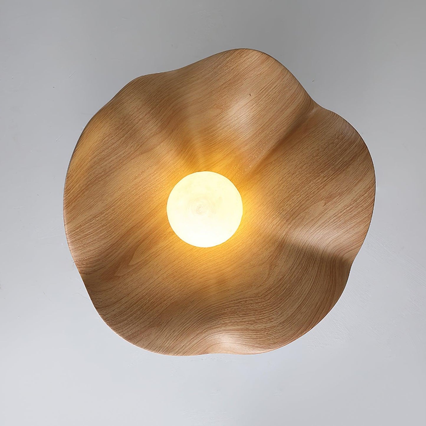Calisthra | Biophilic Layered Wave Flush Mount Ceiling Light