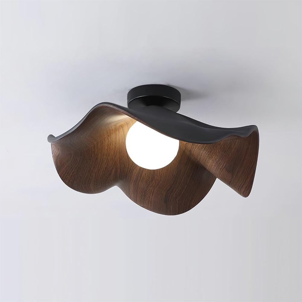 Calisthra | Biophilic Layered Wave Flush Mount Ceiling Light