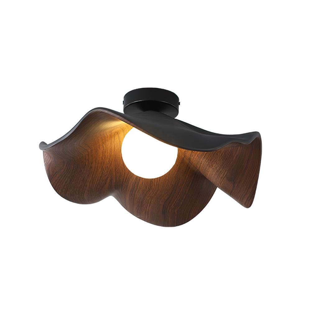 Calisthra | Biophilic Layered Wave Flush Mount Ceiling Light