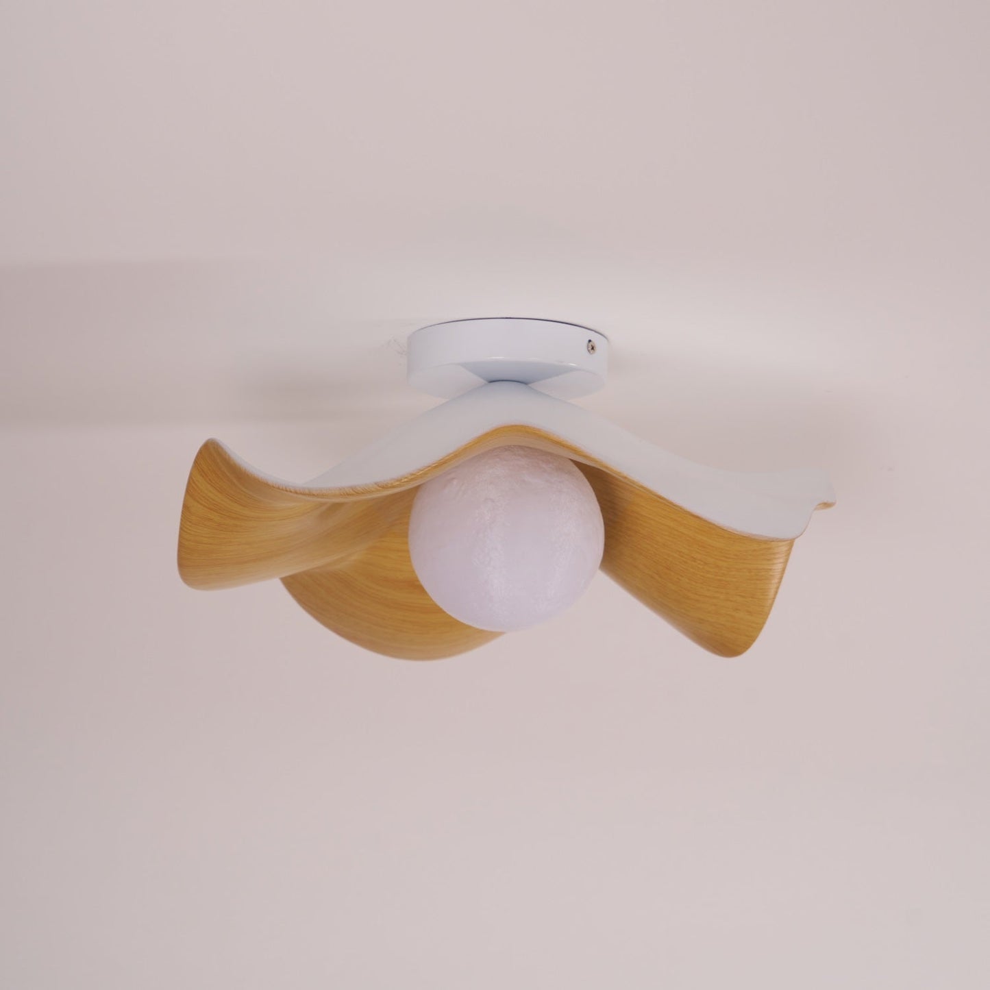 Calisthra | Biophilic Layered Wave Flush Mount Ceiling Light
