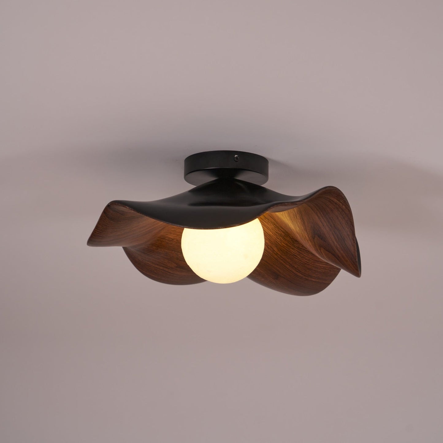 Calisthra | Biophilic Layered Wave Flush Mount Ceiling Light