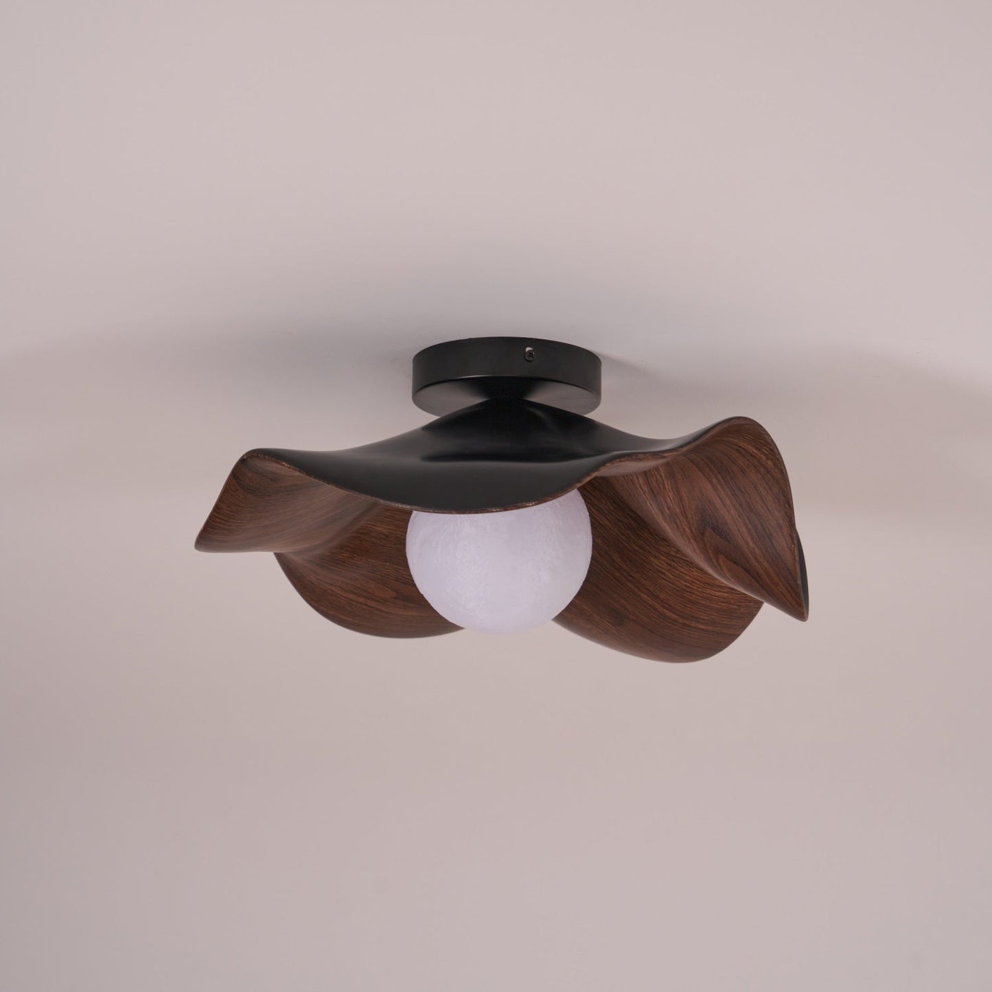 Calisthra | Biophilic Layered Wave Flush Mount Ceiling Light