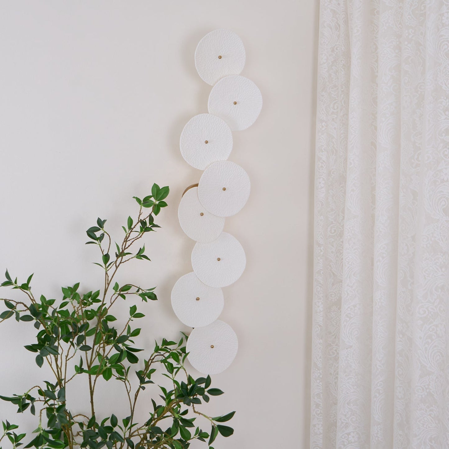 Lerius | Sculptural Ceramic Lotus Petal Artistic Wall Light