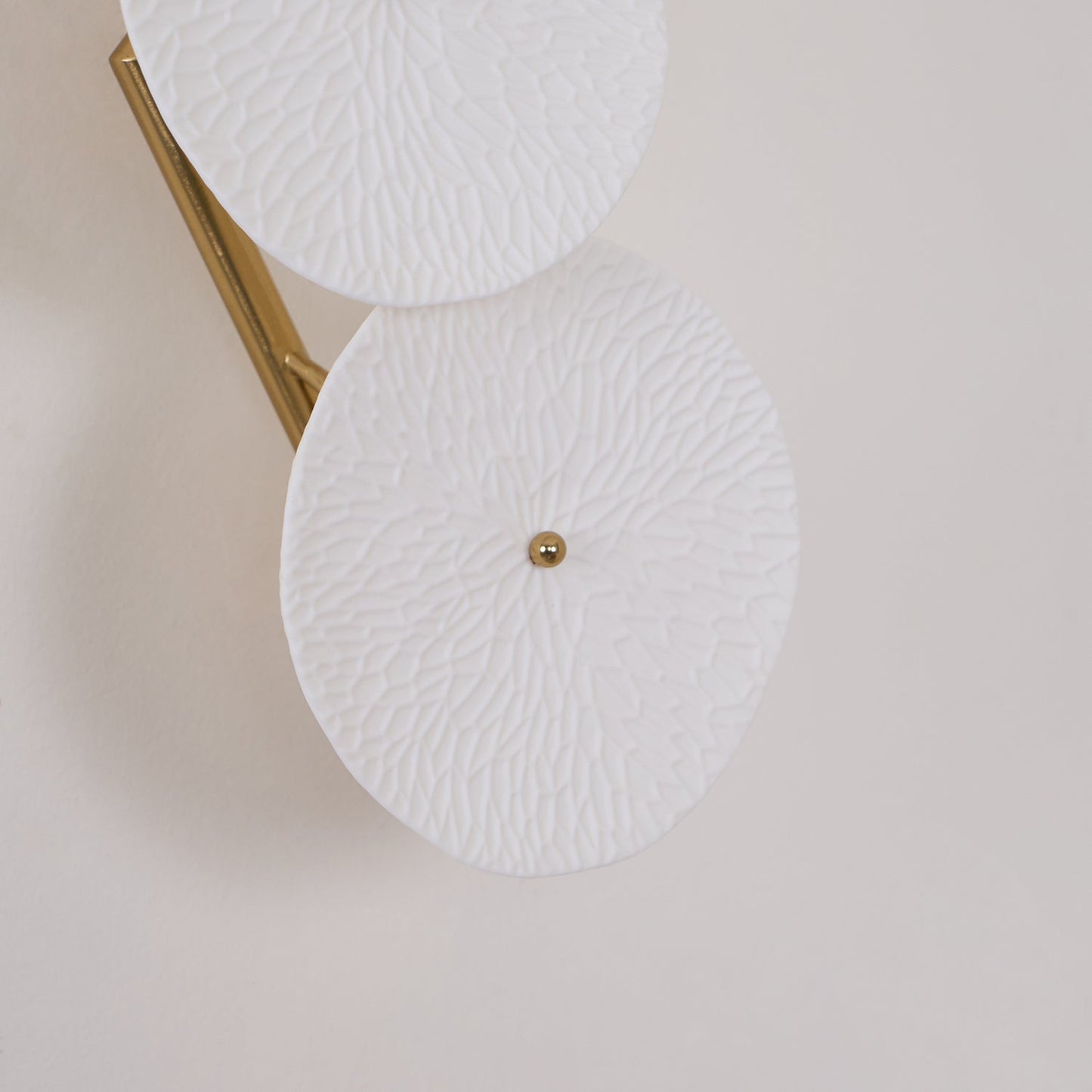 Lerius | Sculptural Ceramic Lotus Petal Artistic Wall Light