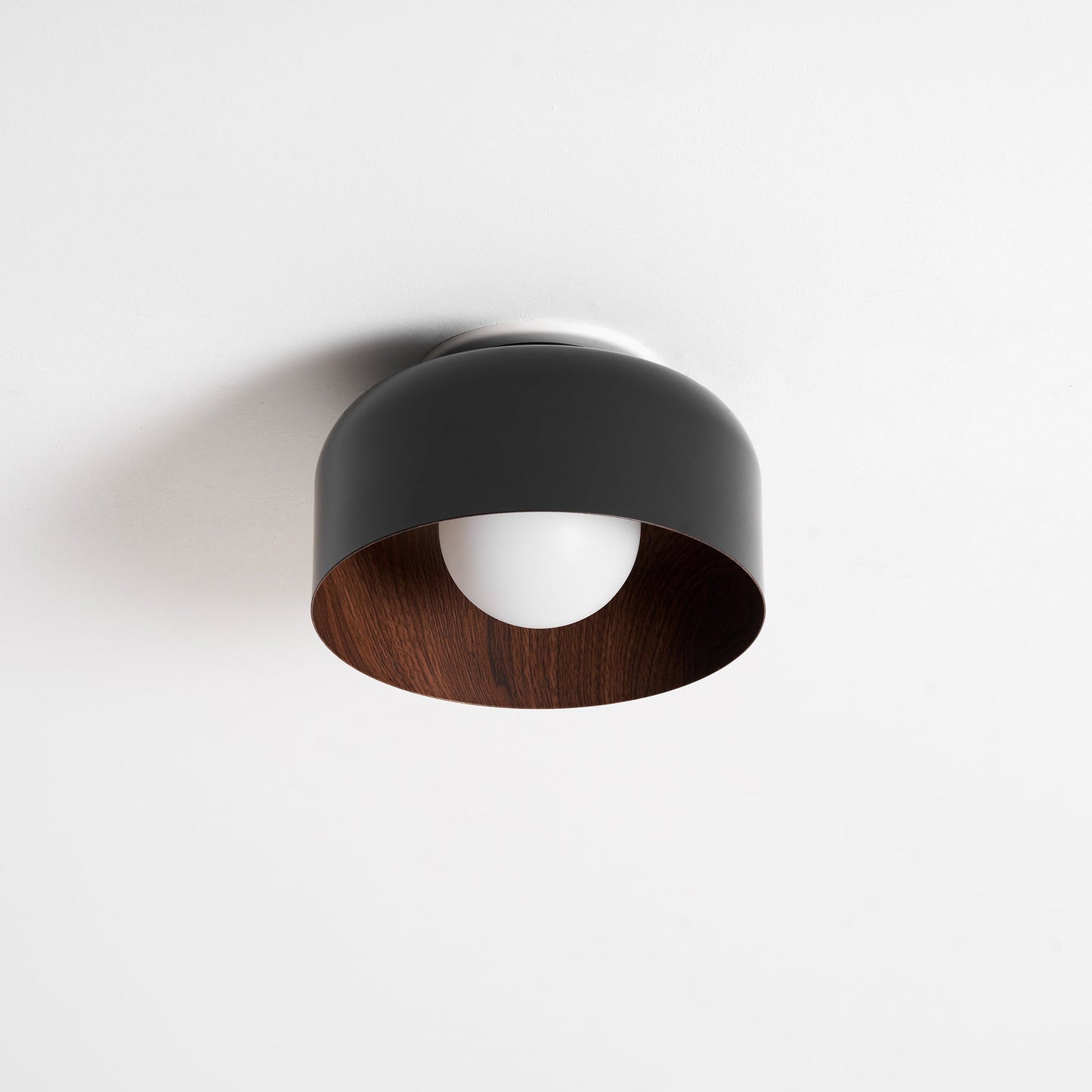 Vervante | Architectural Curved Wood Grain Textured Ceiling Light
