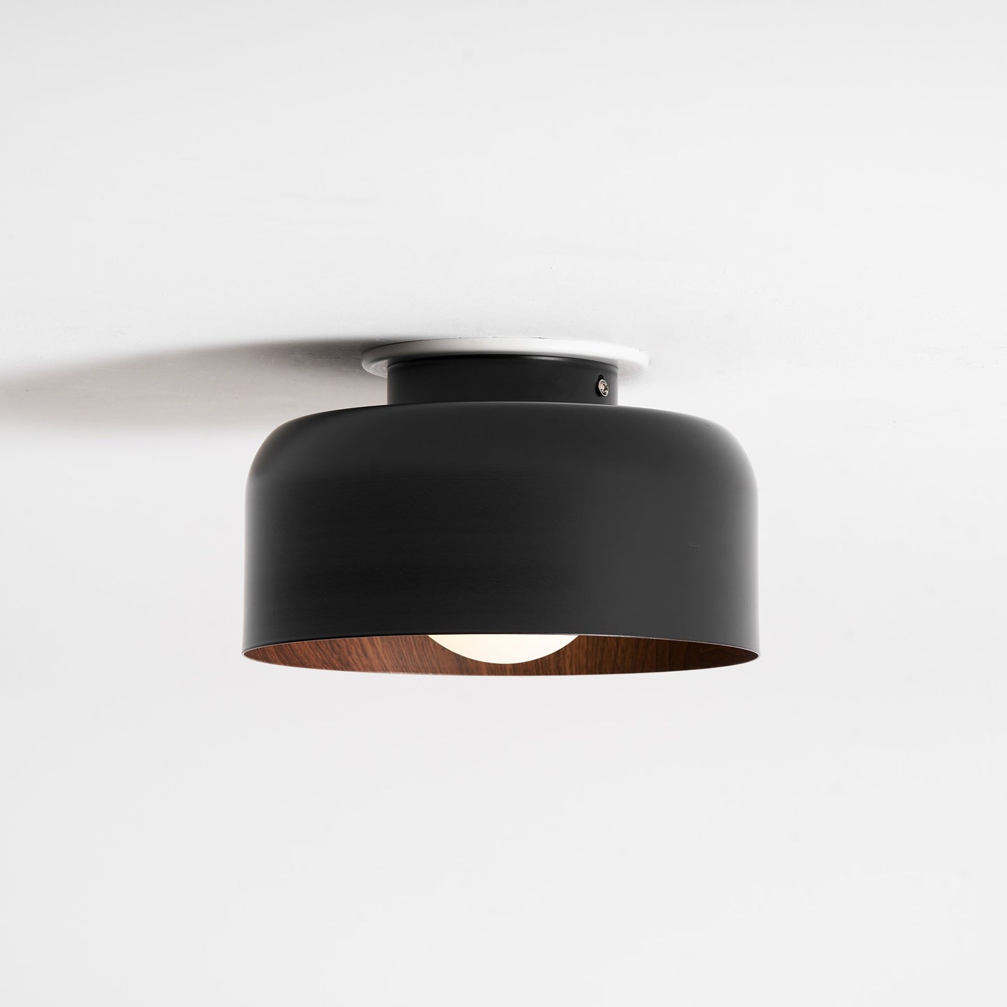 Vervante | Architectural Curved Wood Grain Textured Ceiling Light