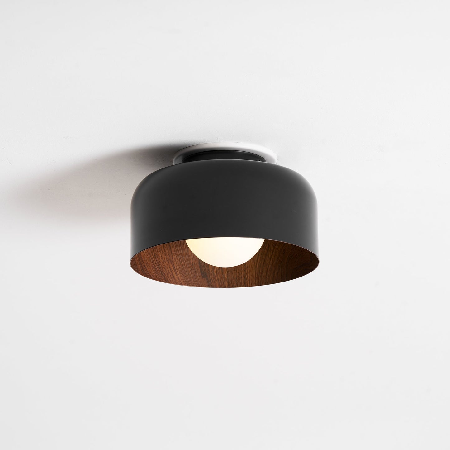 Vervante | Architectural Curved Wood Grain Textured Ceiling Light