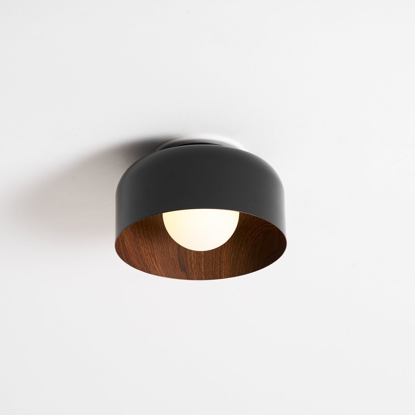 Vervante | Architectural Curved Wood Grain Textured Ceiling Light