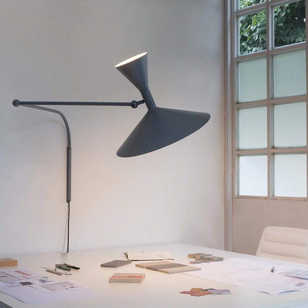 Elvinda | Sculptural Adjustable Aluminum Swivel Wall Light
