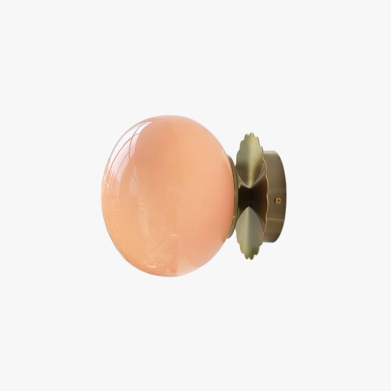Galdromic | Sculptural Frosted Orb Wall Light