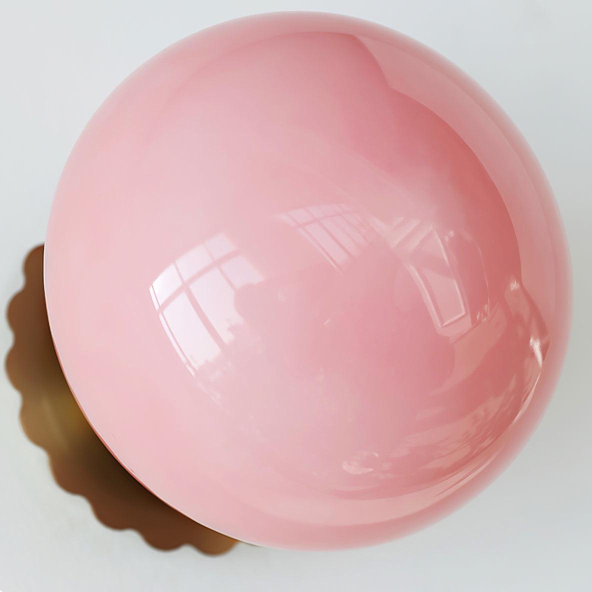 Galdromic | Sculptural Frosted Orb Wall Light