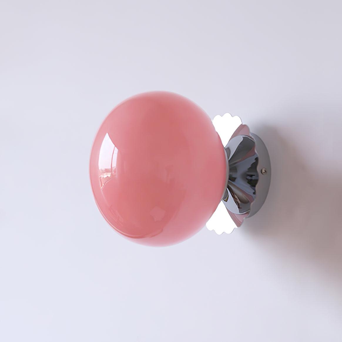 Galdromic | Sculptural Frosted Orb Wall Light