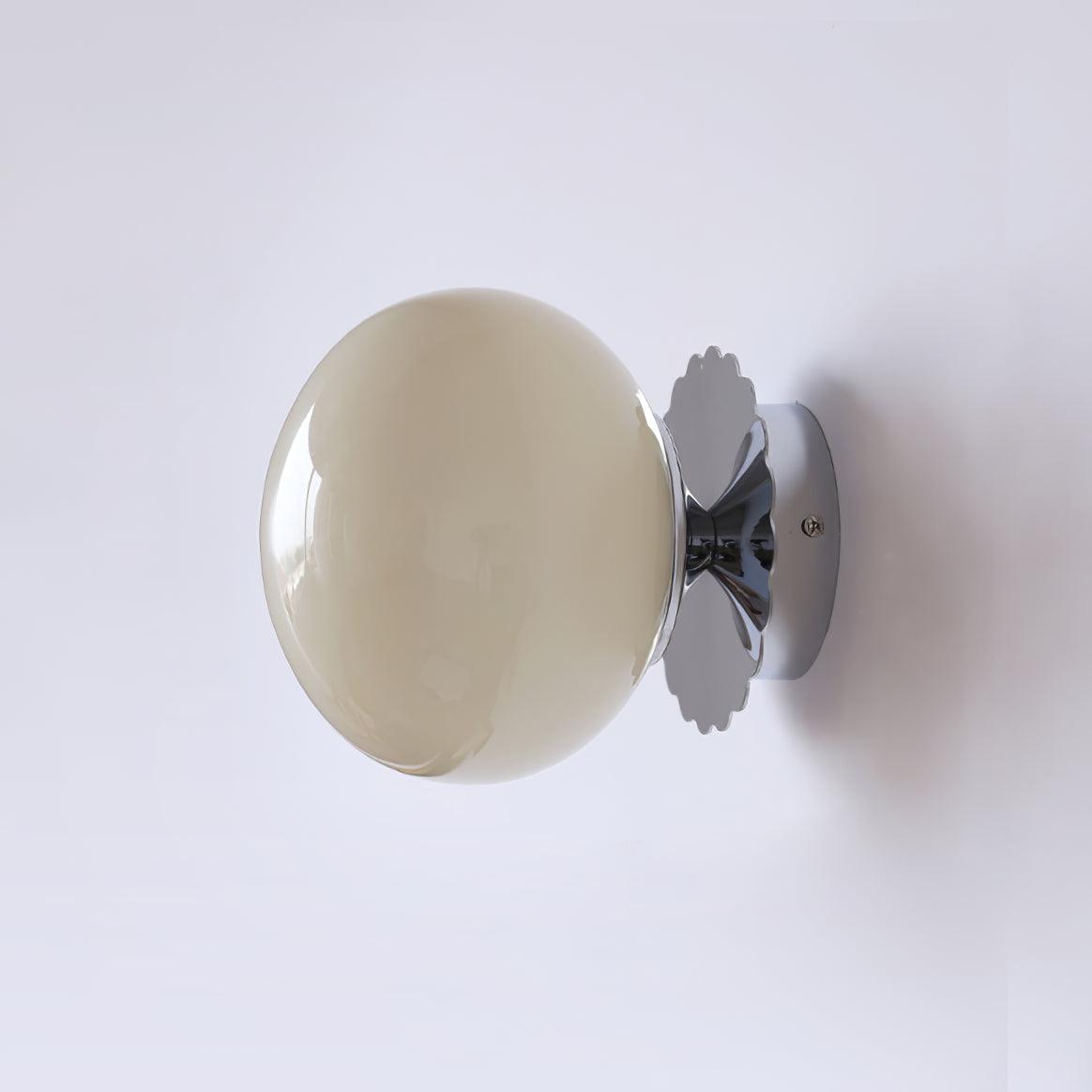 Galdromic | Sculptural Frosted Orb Wall Light