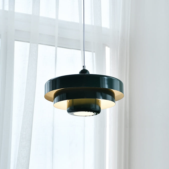 Retrova | Mid Century Modern Layered Iron Pendant Light