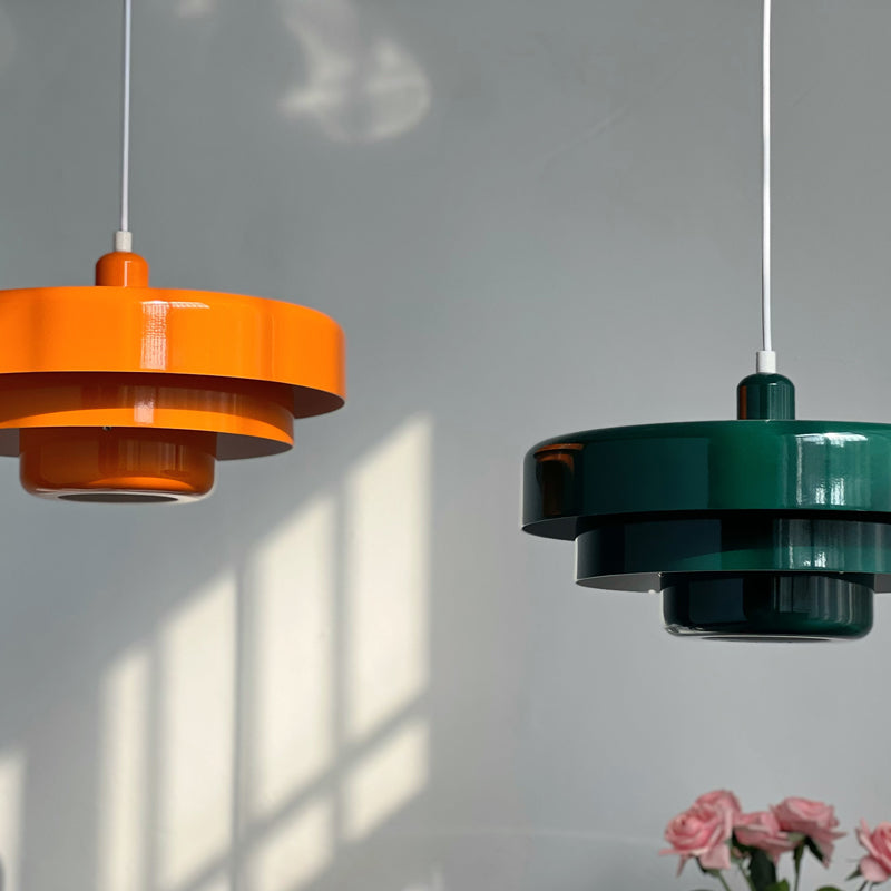 Retrova | Mid Century Modern Layered Iron Pendant Light