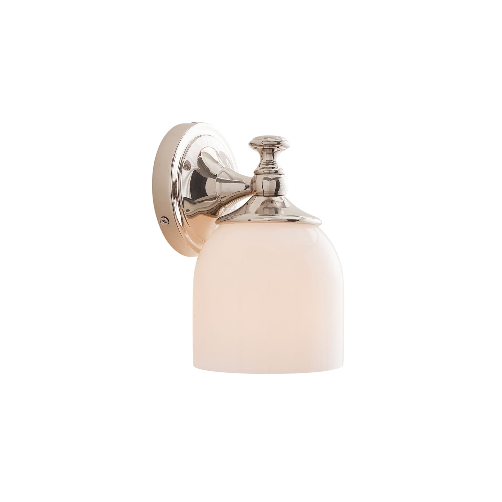 Lisaeth | Minimalist Arm Wall Light with Spherical Glass Globe