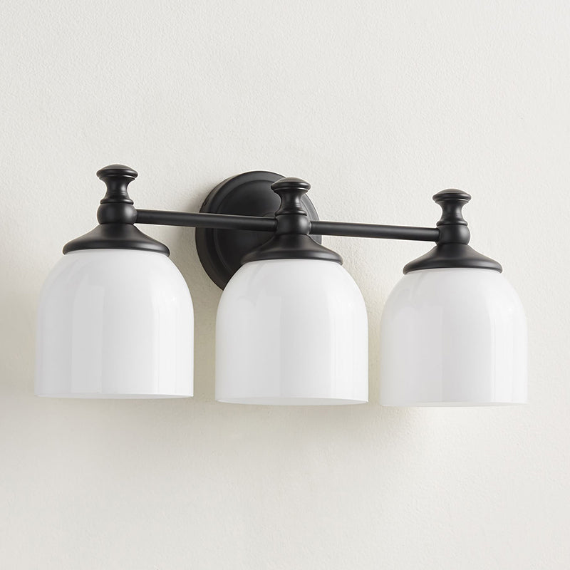 Lisaeth | Minimalist Arm Wall Light with Spherical Glass Globe