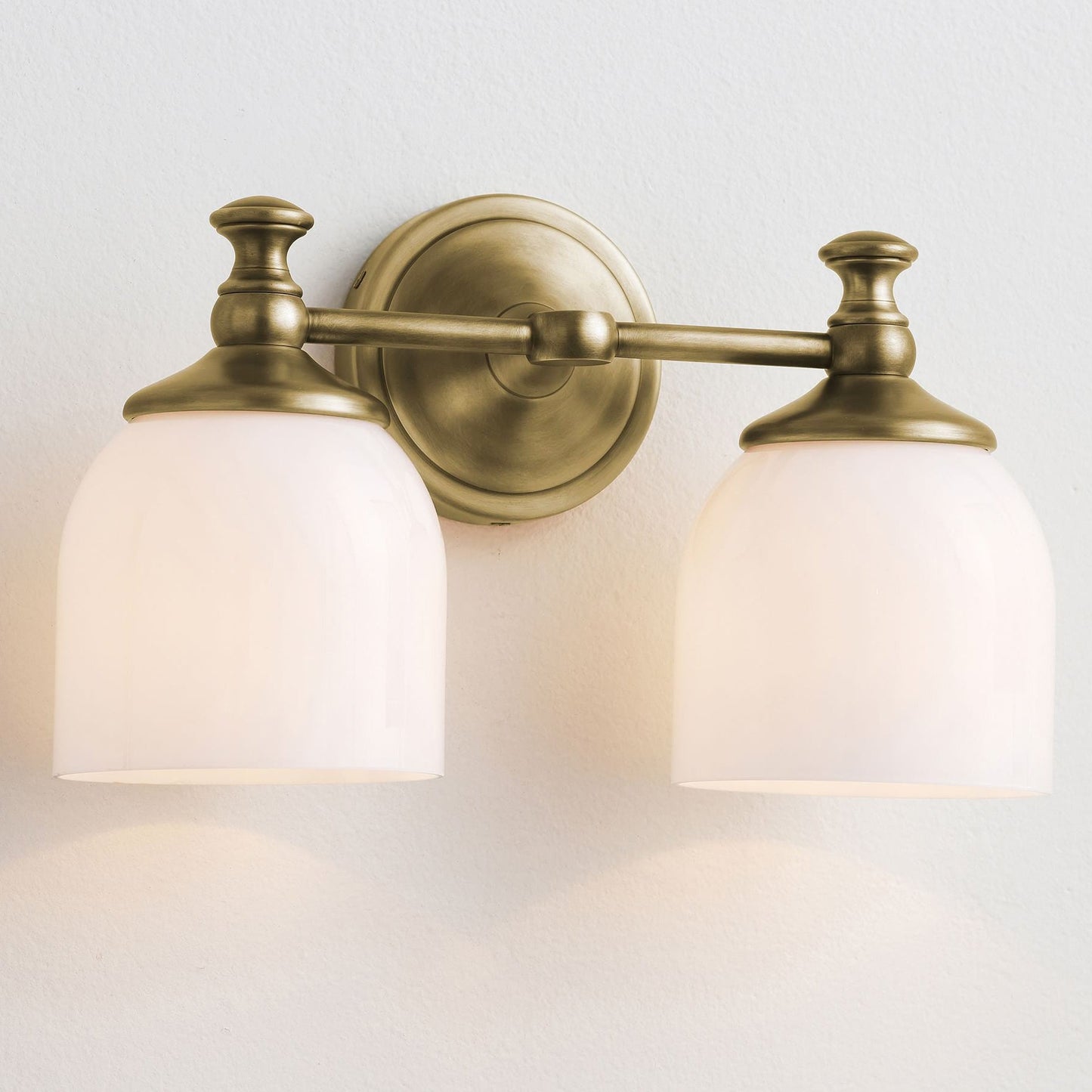 Lisaeth | Minimalist Arm Wall Light with Spherical Glass Globe