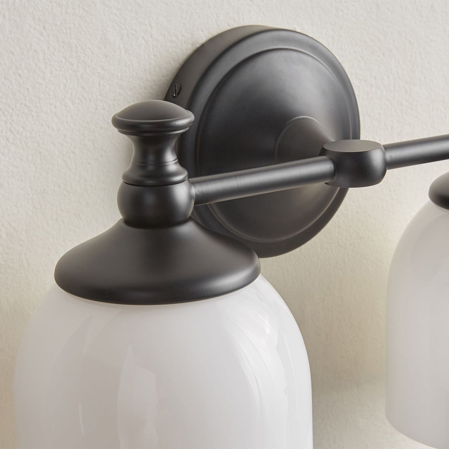 Lisaeth | Minimalist Arm Wall Light with Spherical Glass Globe
