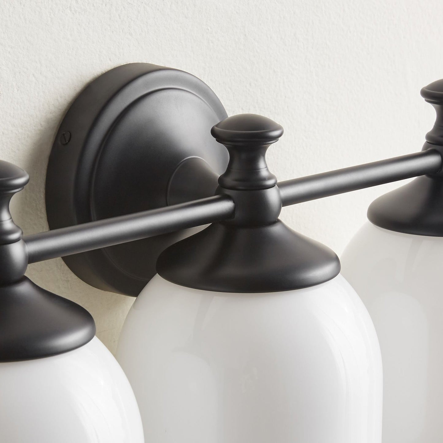 Lisaeth | Minimalist Arm Wall Light with Spherical Glass Globe