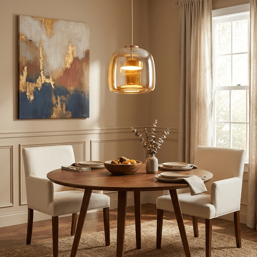 Orionth | Geometric Sculptural HandBlown Glass Sphere Pendant Light