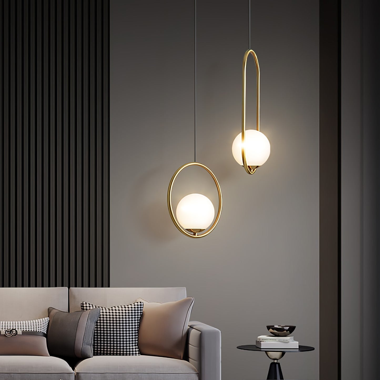 Belvadiro | Minimalist Spherical Glass Pendant Light