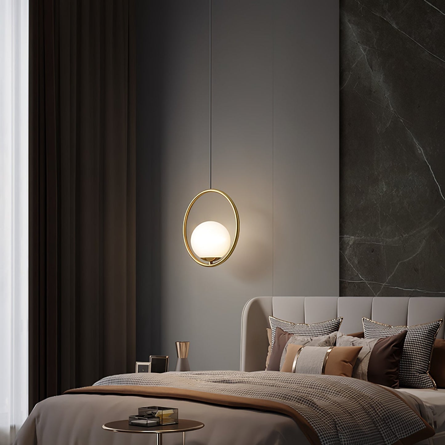 Belvadiro | Minimalist Spherical Glass Pendant Light