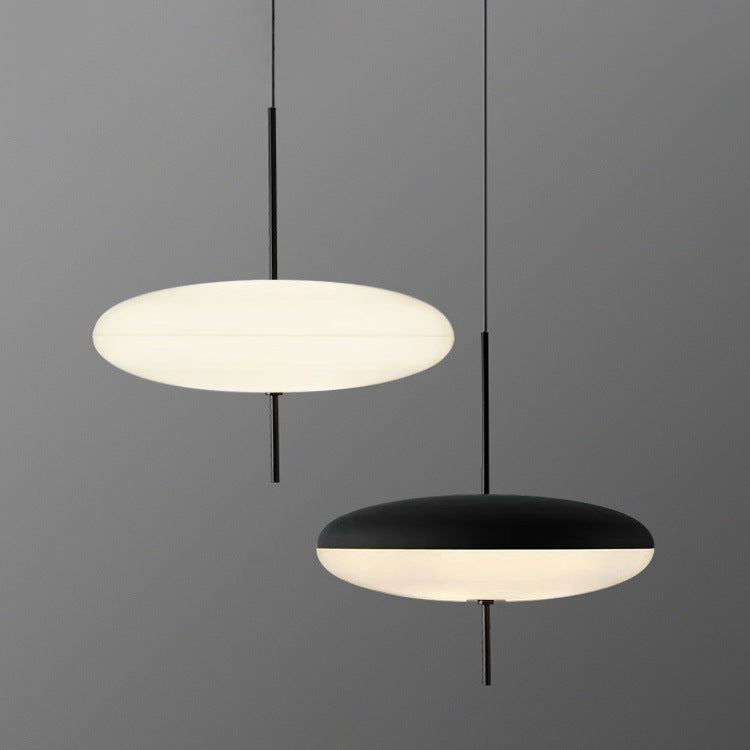 Belthorim | Opalescent Disc Silhouette Minimalist Pendant Light