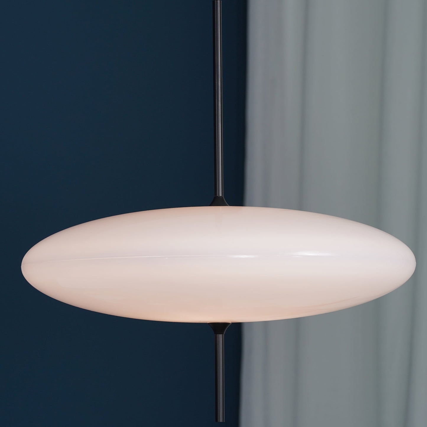 Belthorim | Opalescent Disc Silhouette Minimalist Pendant Light