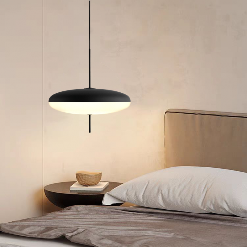 Belthorim | Opalescent Disc Silhouette Minimalist Pendant Light