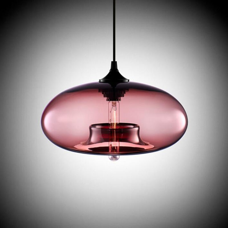 Aerisue | Nordic Glass Vase Silhouette Pendant Light