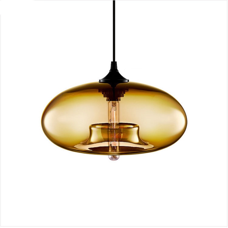 Aerisue | Nordic Glass Vase Silhouette Pendant Light