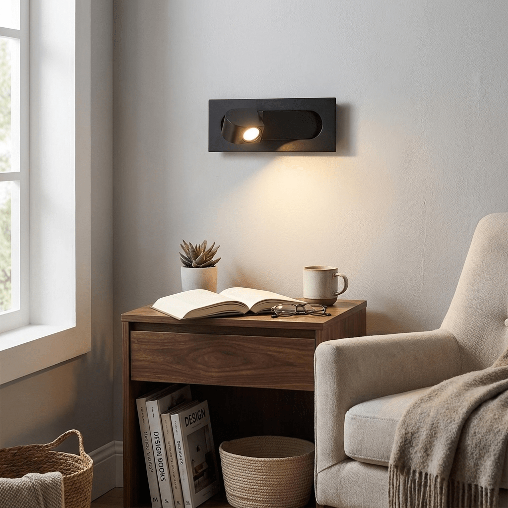 Solveinda | Linear Pop Out Adjustable Bedside Reading Wall Light