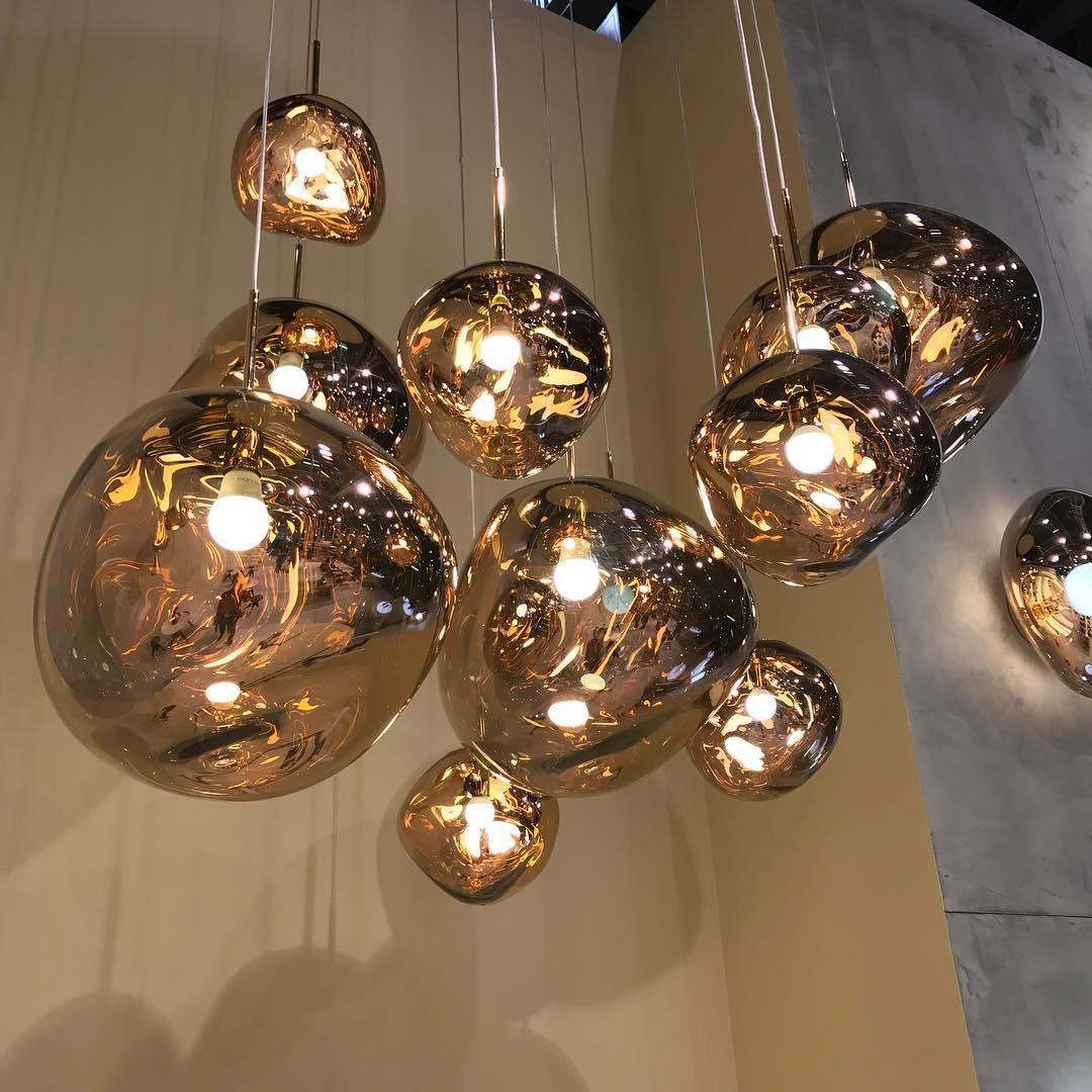 Kryntoch | Sculptural Fluidic Wave Ambient Drop Pendant Light
